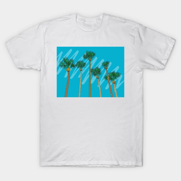 Florida Palm Trees T-Shirt by lamaisondulapino